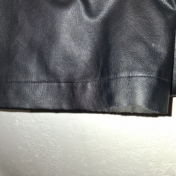 SPANX Black Flare Faux Leather Pants - Picture 10 of 10